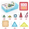 PICASSO TILES Magnetinis konstruktorius Construction set with Pieštukas box 100 det., PN04
