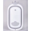 PRIMABOBO silikoninė sulankstoma vonelė, balta, CROWN, 85 cm, FT067