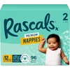 Rascal And Friends RASCALS sauskelnės, 2 dydis, 4-8kg., 96 vnt.