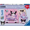 Ravensburger Dėlionė 3x49 vnt. - Hello Kitty: Kuromi gastrolės