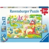 RAVENSBURGER Dėlionė dėlionė Mano dino draugai, 2x12 det., 05246 2