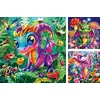 RAVENSBURGER Dėlionė dėlionė Mažieji sodo drakonai, 3x49 det., 12004301 0