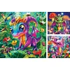 Ravensburger Dėlionė 3x49 vnt. - Mažieji sodo drakonai