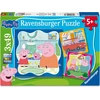 Ravensburger Dėlionė 3x49 vnt. - Peppa Pig su šeima