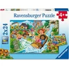 Ravensburger Dėlionė 2x24 vnt. - Pramogų parkas