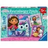 Ravensburger Gabby's Dollhouse Dėlionė 3x49 vnt.