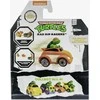 TMNT mašinėlė su figūrėle Rad Rip Racers, asort., 71046