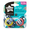 TOMMEE TIPPEE silikoninis čiulptukas FUN STYLE, 18-36 mėn., 2 vnt., 43340403