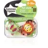 TOMMEE TIPPEE silikoninis čiulptukas FUN STYLE, 6-18 mėn., 2 vnt., 433651