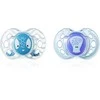 TOMMEE TIPPEE silikoninis čiulptukas FUN STYLE, 6-18 mėn., 2 vnt., 433651