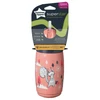 TOMMEE TIPPEE gertuvė su šiaudeliu INSULATED STRAW 266ml, 12m+, pink, 448017