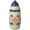 TOMMEE TIPPEE gertuvė - termosas su šiaudeliu IZOLIUOTAS ŠIAUDAS 266ml, 12m+, Pilkas, 447824