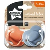 TOMMEE TIPPEE lateksiniai čiulptukai, apvalūs 6-18 mėn., 2 vnt., 433655