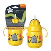 TOMMEE TIPPEE mokomasis puodelis su šiaudeliu, 6mėn+, 300ml, yellow, 447831