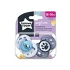 TOMMEE TIPPEE silikoniniai ortodontiniai čiulptukai ANYTIME, 18-36 m., 2 vnt., 433658