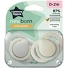TOMMEE TIPPEE silikoninis čiulptukas CLOSER TO NATURE 0-2 mėn., 2 vnt., 433659