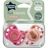 TOMMEE TIPPEE silikoninis čiulptukas FUN 18-36 mėn., 2 vnt., 433657