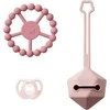 TOMMEE TIPPEE silikoninis čiulptukas su čiulptuko dėklu ir kramtuku, pink, 433609