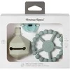 TOMMEE TIPPEE silikoninis čiulptukas su čiulptuko dėklu ir kramtuku, žalias, 433610