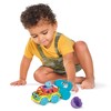 TOMY mašinėlės rinkinys su dinozauru Chase &amp; Roll Raptors, E73251