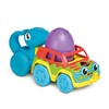 TOMY mašinėlės rinkinys su dinozauru Chase &amp; Roll Raptors, E73251