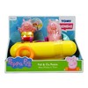 Peppa Pig TOMY vonios žaislas Pull &amp; Go Pedalo, E73107C