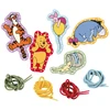 TOTUM WINNIE THE POOH kūrybinis rinkinys Lacing cards, TT690203