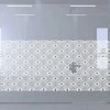 Dekoratyvinė balta matinė lipni plėvelė DECO17
