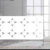 Dekoratyvinė balta matinė lipni plėvelė DECO11