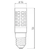 Elektros lemputė LED GTV LD-E14P35WE-30, E14, 350lm, 3000K