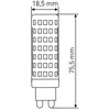 GTV LED lemputė, 4000K, 9,5 W, AC220-240V, 360°, 900lm, 83mA