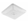 Lubinis šviestuvas GTV 12W LED plafonas ITALIA KW, baltas, 4000K, su judesio davikliu