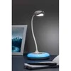 GTV Stalinė lempa GALACTIC LED, 5W, 240lm, 5V DC, 4000K, RGB pagrindas, USB įkrovimas, baltas