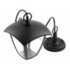 GTV Sodo šviestuvas pakabinamas MARINA-H, E27, MAX.20W, IP54, AC220-240V, 50-60Hz, juodas