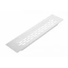 GTV Ventiliacinės grotelės, 245 x 60 mm, šlifuoto plieno spalva