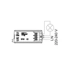 GTV Judesio jutiklis CR-18, maks.800W, AC220-240V, 50/60Hz, 360°, maks.8m, IP20, taip pat LED