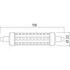 LED R7s lempa J118, 4000K, 9W, 900lm, LD-J11810WE-40, GTV