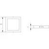 Lubinis šviestuvas GTV LED šviestuvas MATIS PLUS, 24W, 2000lm, AC220-240V, 50/60Hz, 120°, 3000K, paviršinis švies