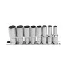 Hogert 1/2" 12-point socket wrench set, 8 pcs.