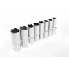 Hogert 1/2" long hex socket wrench set, 8 pcs.