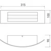 Sieninis šviestuvas GTV Fasadinis šviestuvas ASTRIT, E27, MAX. 14W, IP54, AC220-240V, 50/60Hz, juodas