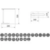 GTV HIKARI LED stalinė lempa, 6W, 400lm, AC220-240V, 50/60Hz, CCT, juoda