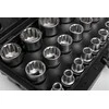 Hogert 1/2" socket wrench set, 21 pcs.