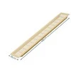 GTV Grate W80, rectangular, 80 x 480, auksinis