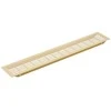 GTV Grate W80, rectangular, 80 x 480, auksinis