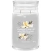 Yankee Candle Aromatinė žvakė Signature didelis stiklas Smoked Vanilla - Cashmere 567 g