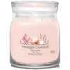Yankee Candle Aromatinė žvakė Signature glass medium Rožinė Sands 368 g
