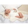 ARIAS Reborn lėlytė baltais rūbeliais, mergaitė, 45 cm