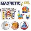 LUDI magnetinis konstruktorius vaikams, 100 dalių 2D/3D XXL