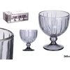 350 ml dryžuotas dūminės spalvos ledų indas, 12×10.5×10.5 cm, 12398, Kinvara